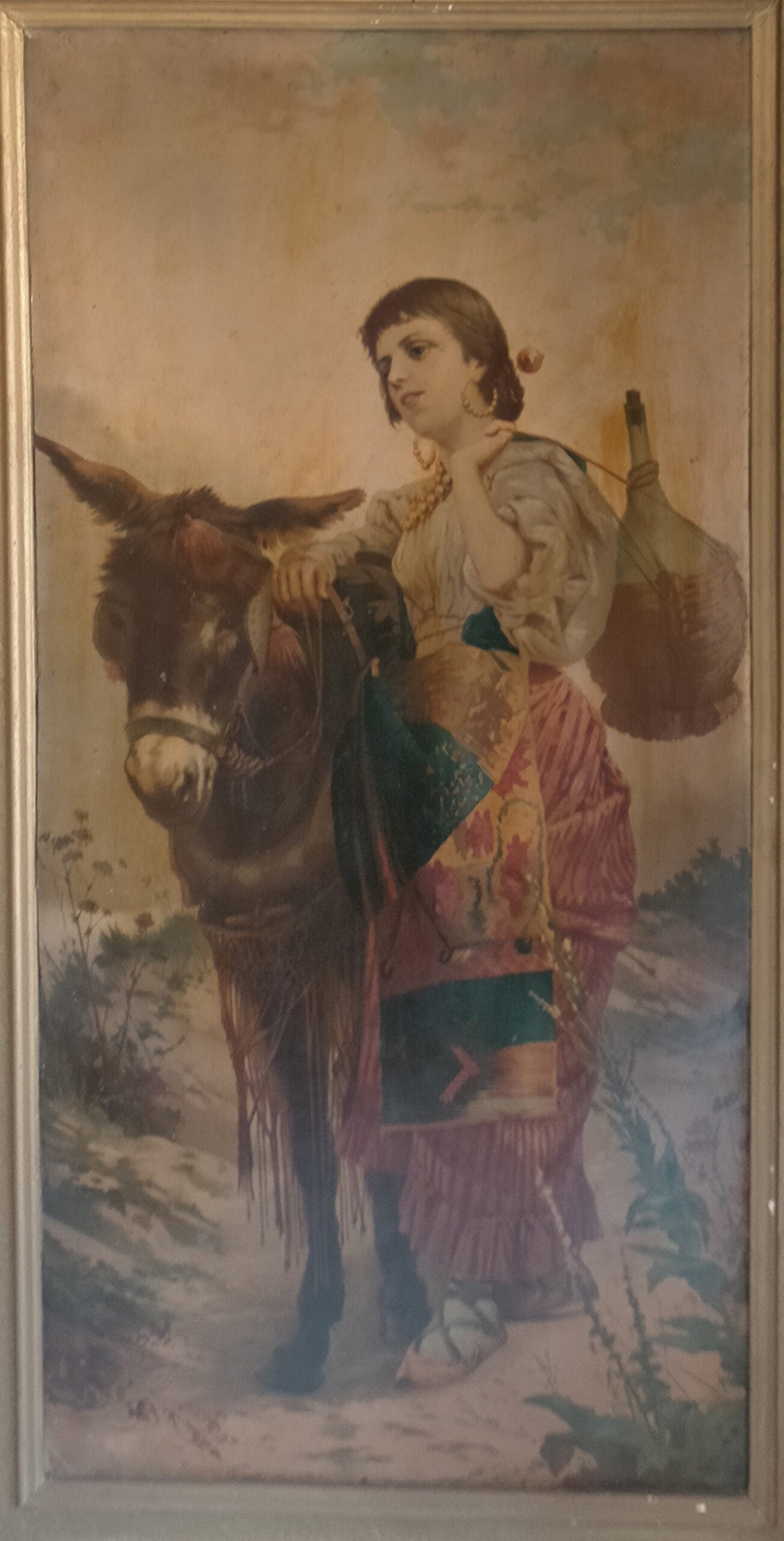 Vicenzo Caprile - Untitled (Peasant Woman with Donkey)