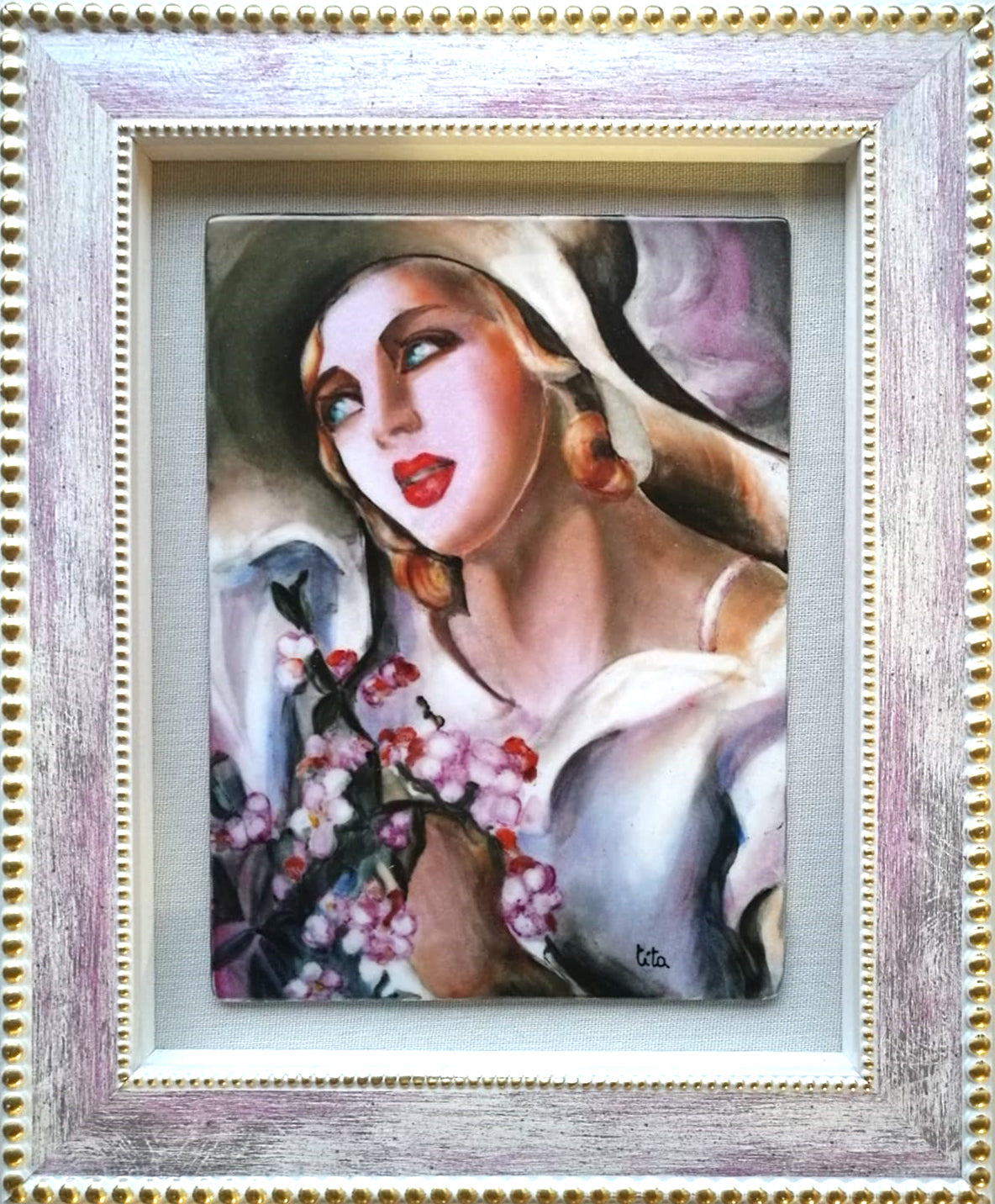 Tiziana Terraneo - Il Cappello di Paglia di Tamara de Lempicka