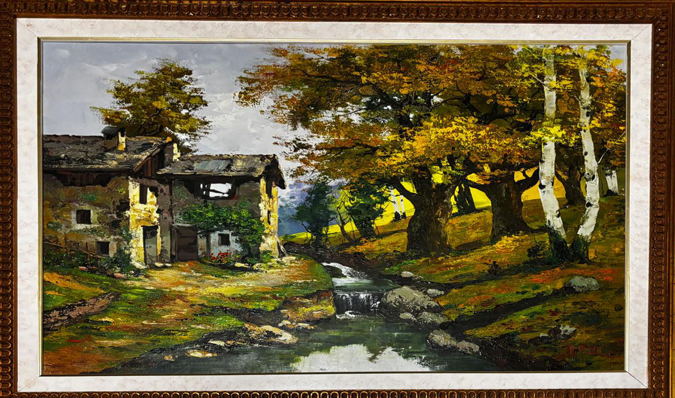 Riccardo Rinaldi - Autunno al vecchio mulino