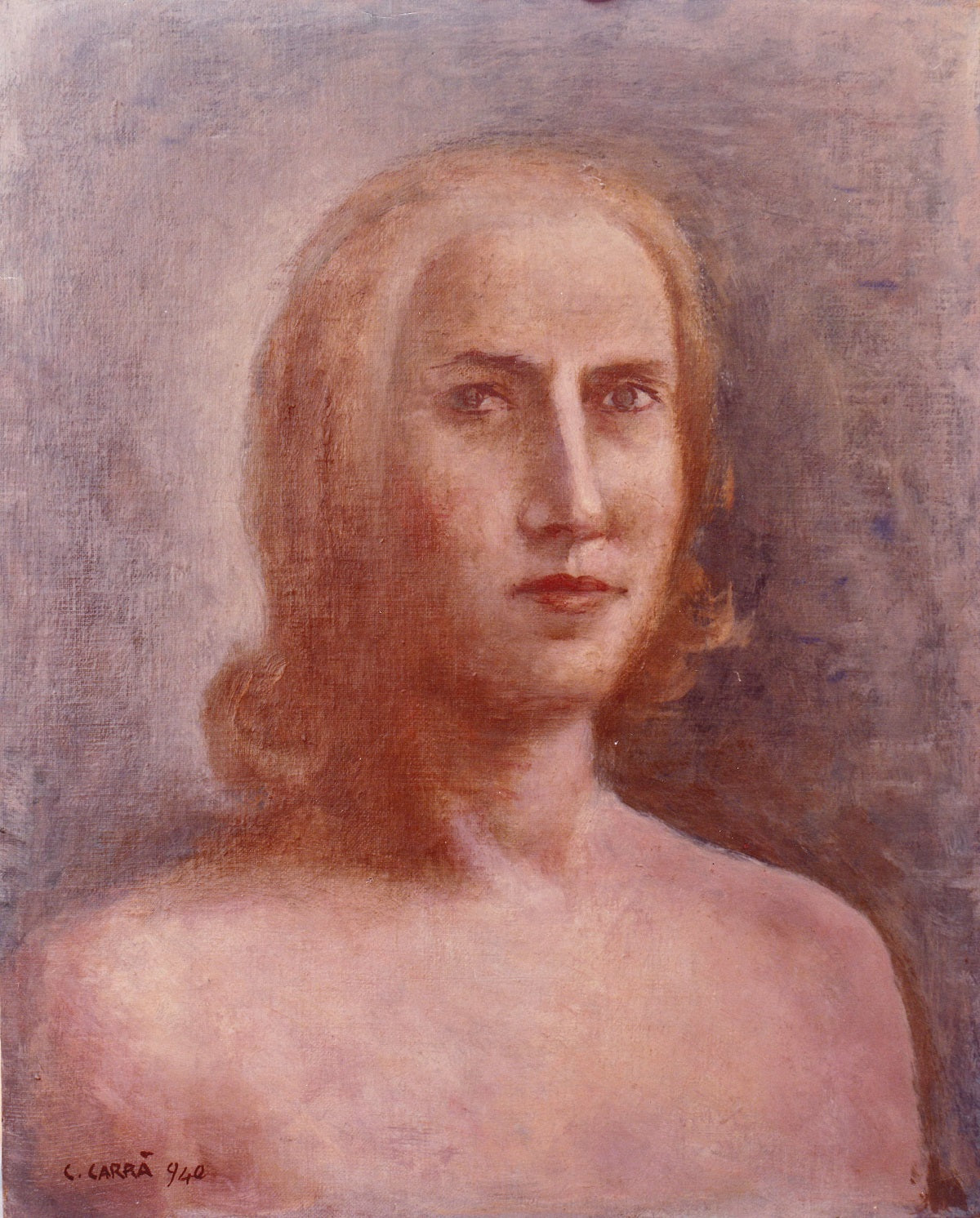 Carlo Carrà - Retrato femenino