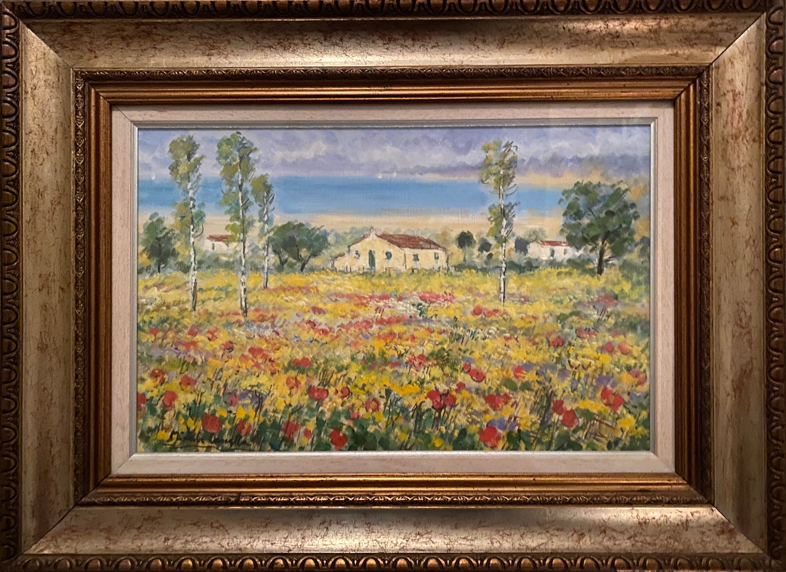 Michele Cascella - Field of Flowers