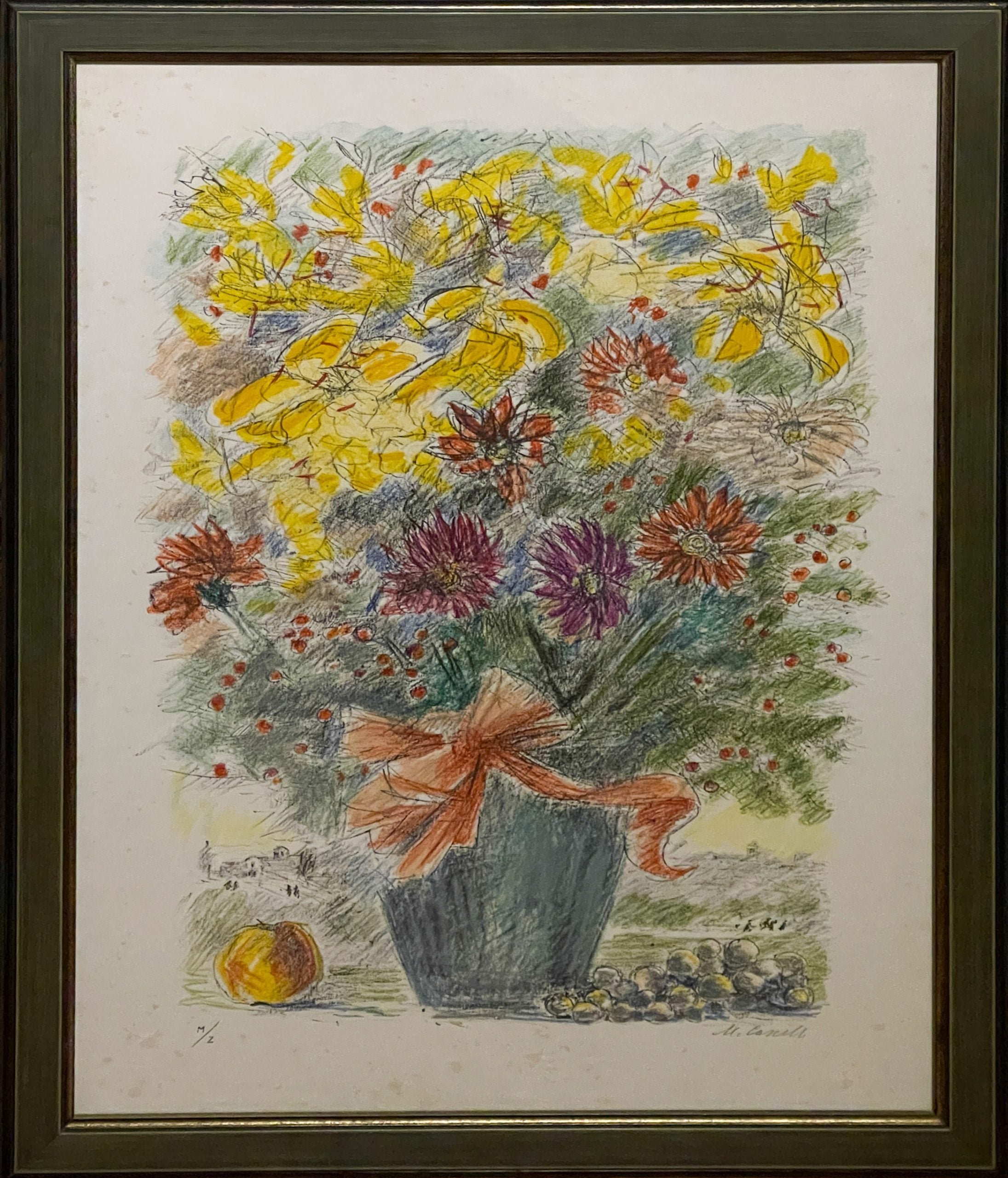 Michele Cascella - Senza titolo (Vaso di Fiori)