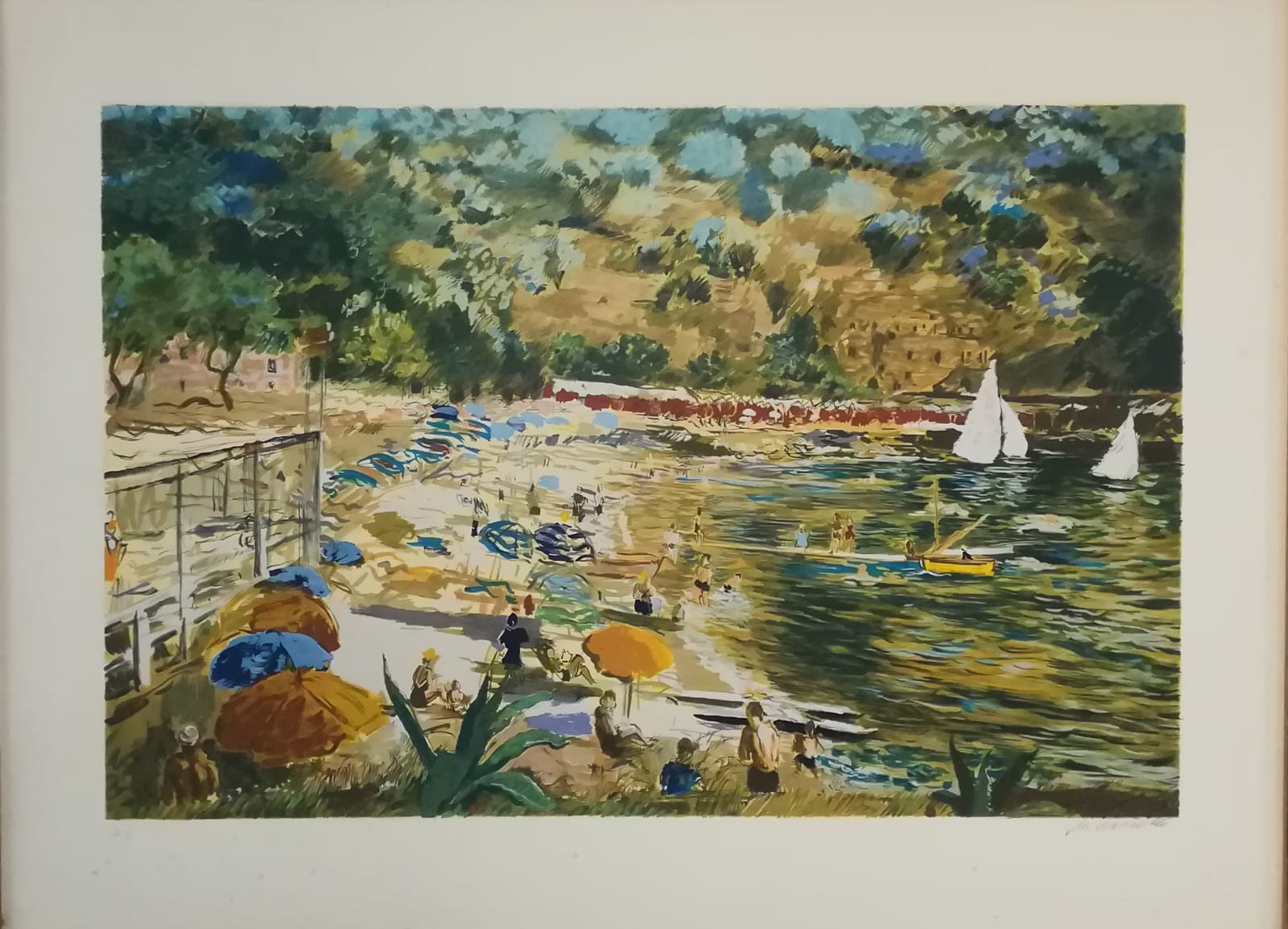 Michele Cascella - Marina a Portofino