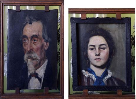 Attribuibile a Oreste Da Molin - Doppio ritratto