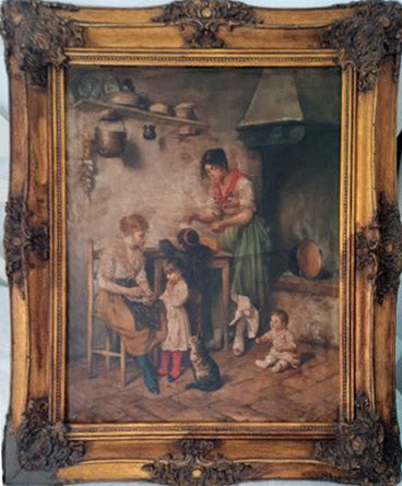 Copia de Eugene de Blaas - Mother's Little helpers