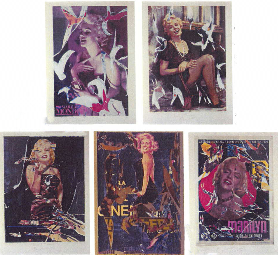 Mimmo Rotella - Marilyn il mito