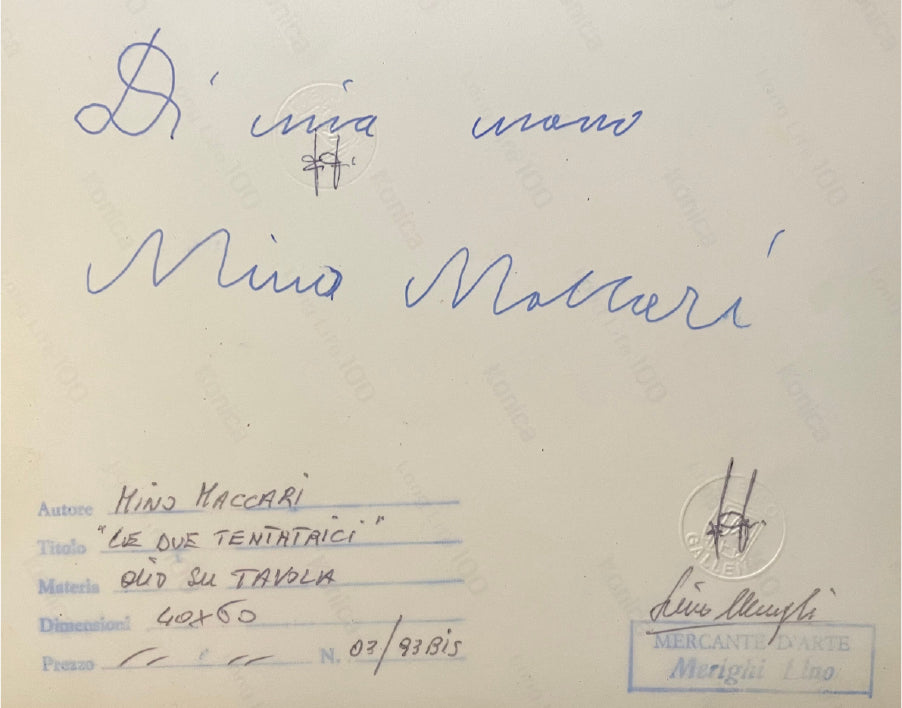 Mino Maccari - Le due tentatrici