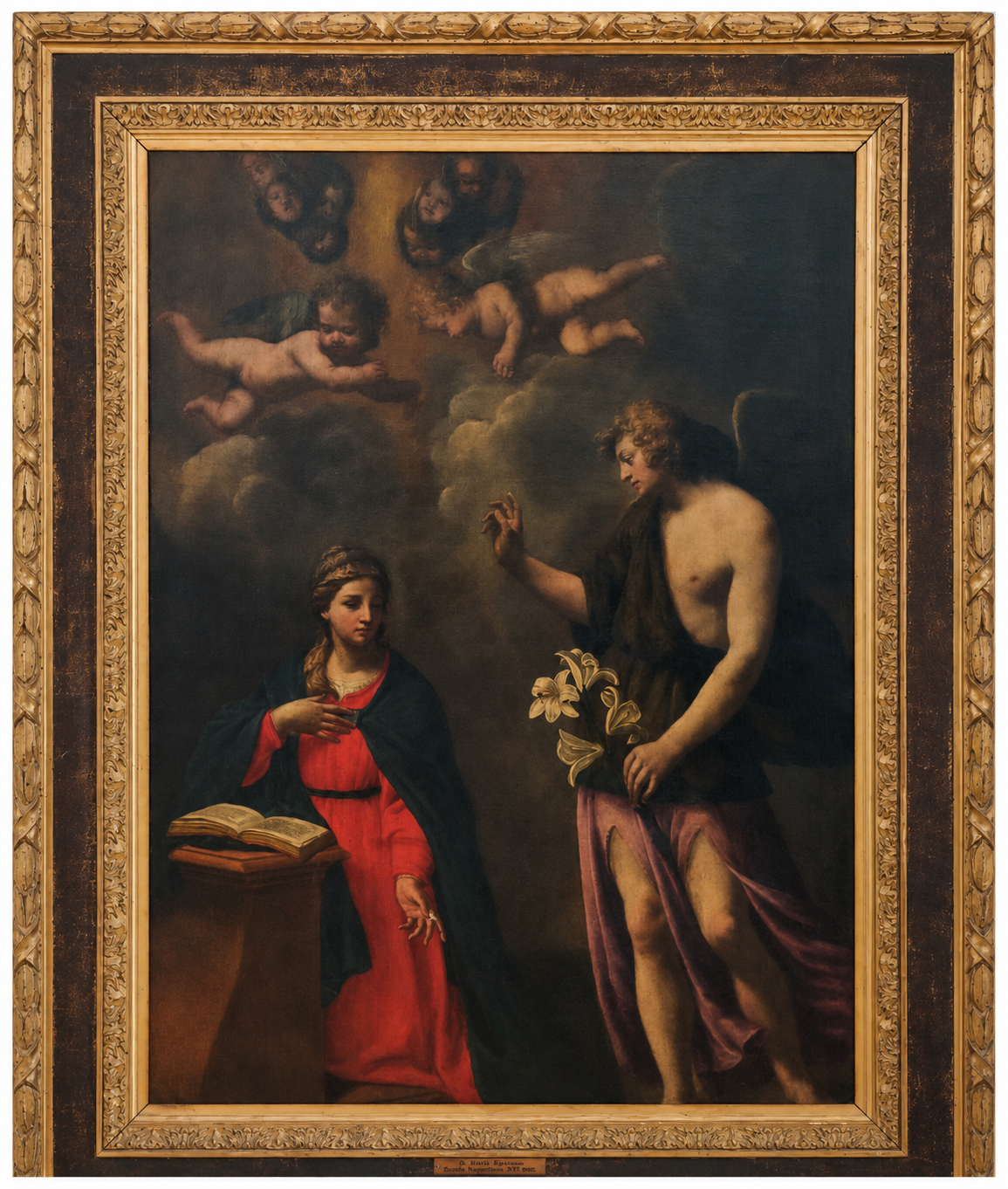 Annunciazione, olio su tela attribuito a Giovanni di Trojes