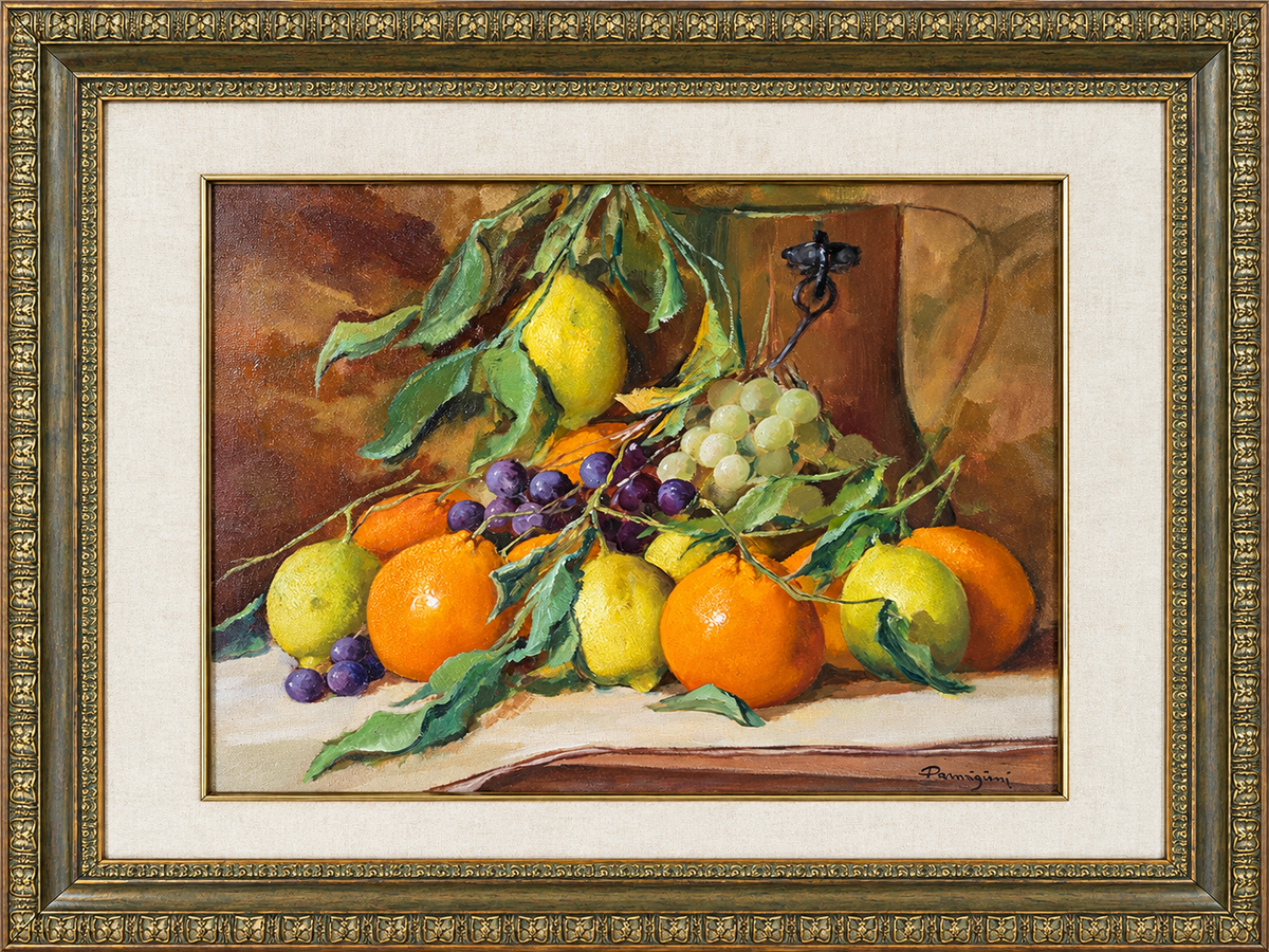FRUTTI DI SICILIA di ALDO PARMIGIANI, olio