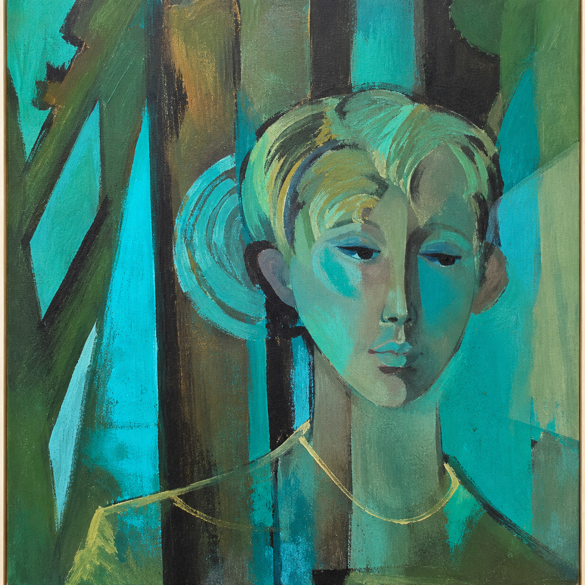 Senza titolo di Elvidio Farabolini, Olio su tela, 70 × 100 cm