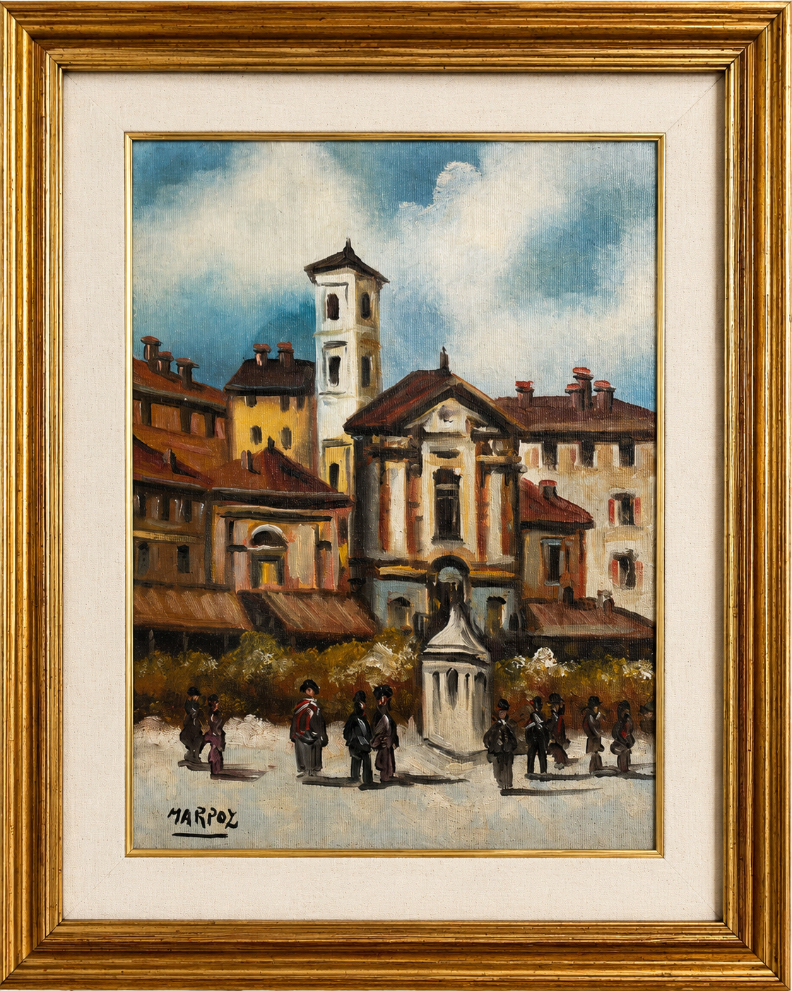 Veduta architettonica San Giovanni in Laterano Milano di Marcello Pozzato