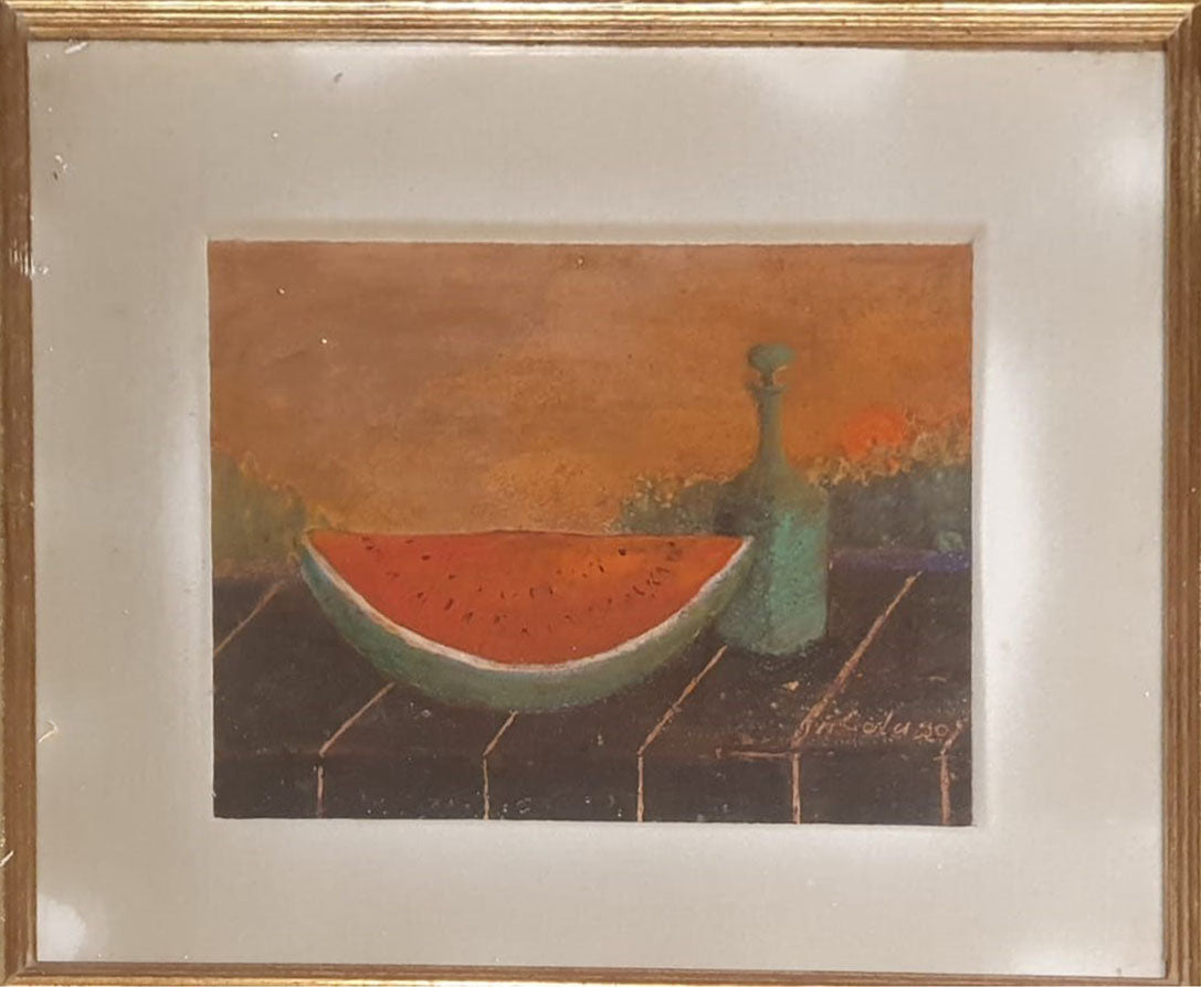 Alberto Colusso - Watermelon and Bottle