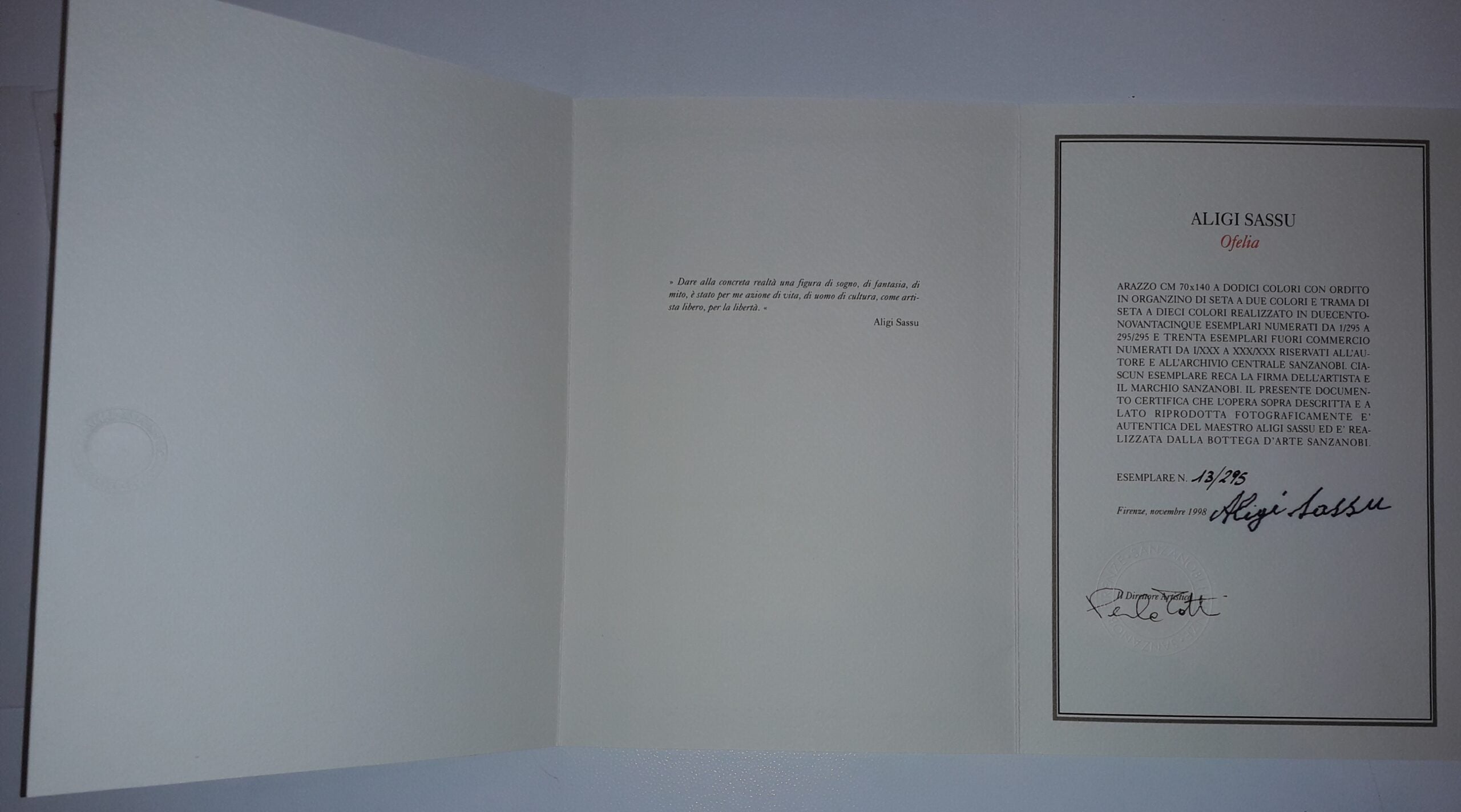 Aligi Sassu - Ofelia