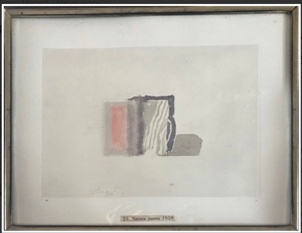 Giorgio Morandi-Natura Morta