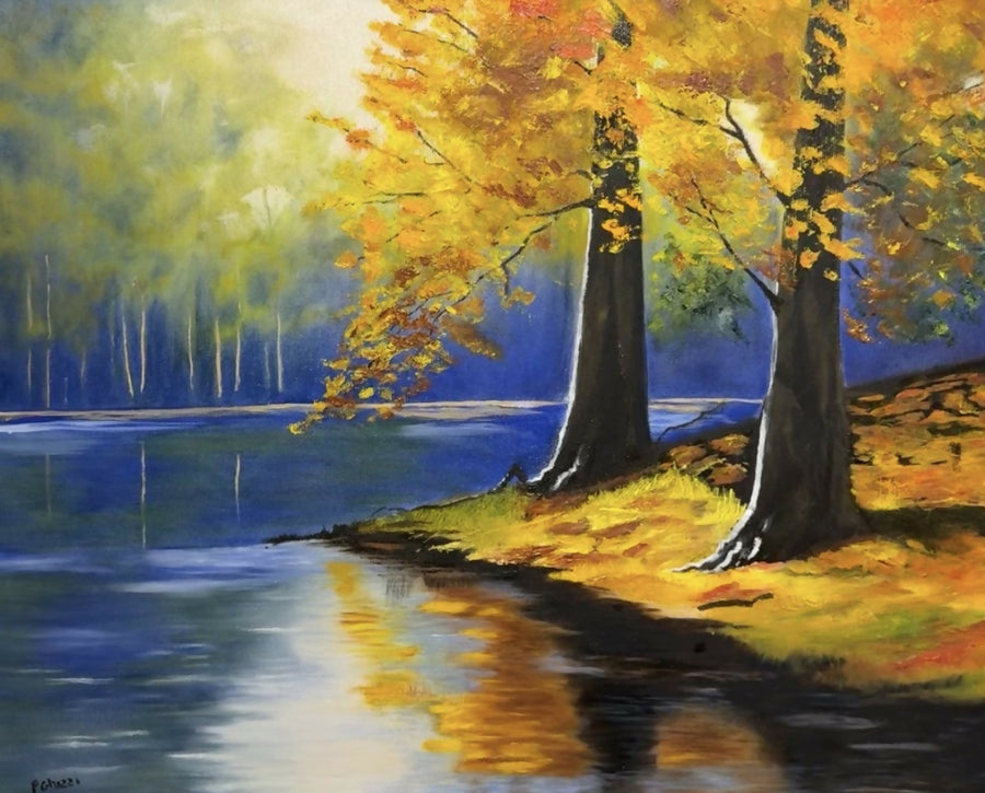 Luces de otoño en el lago – Patrizia Ghezzi