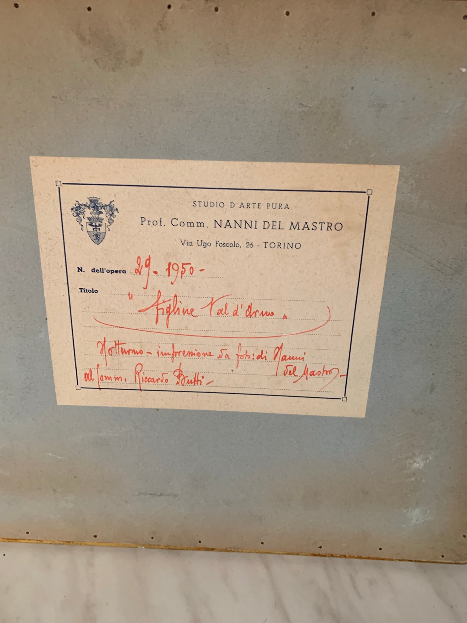 Nanni Del Mastro - Notturno Figline Valdarno