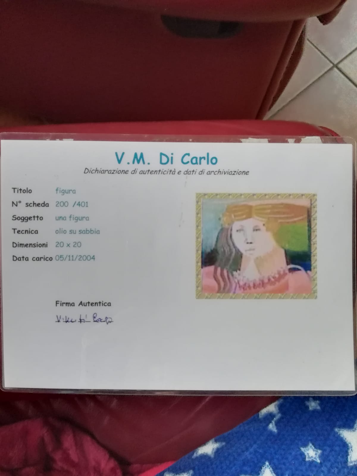 Vittorio María Di Carlo - Figura