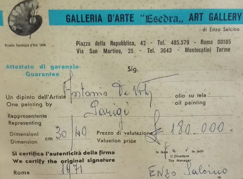 Antonio De Vity - Senza titolo