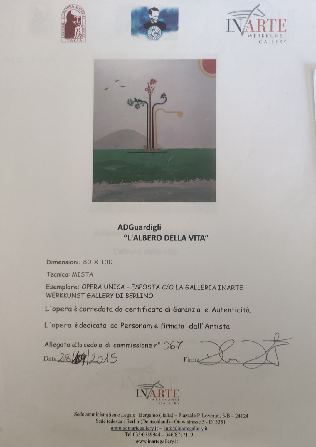 L'ALBERO DELLA VITA - ANTONELLO DIODATO GUARDIGLI