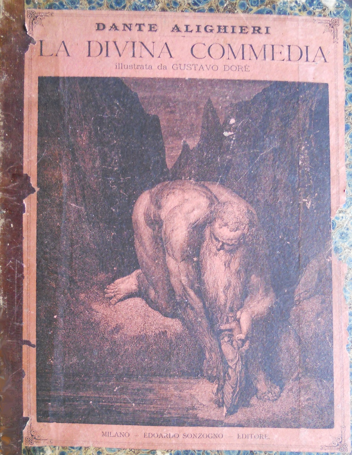 Divina Commedia - Edoardo Sonzogno editore con illustrazioni di Gustave Dorè