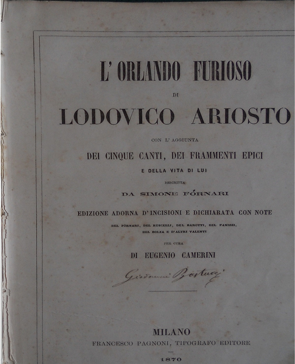 L'Orlando Furioso