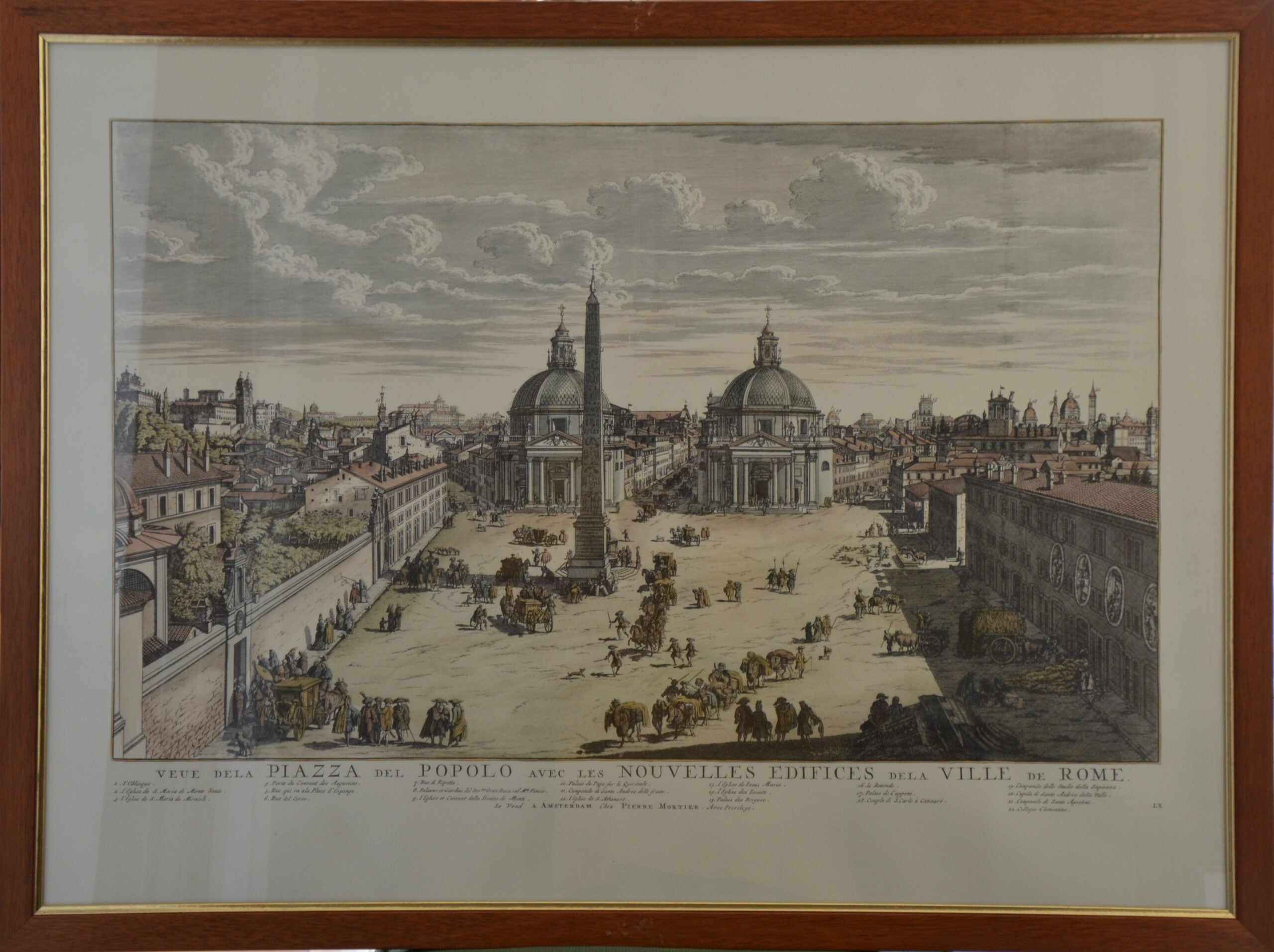 Autore Sconosciuto - Veduta di Piazza del Popolo, Roma