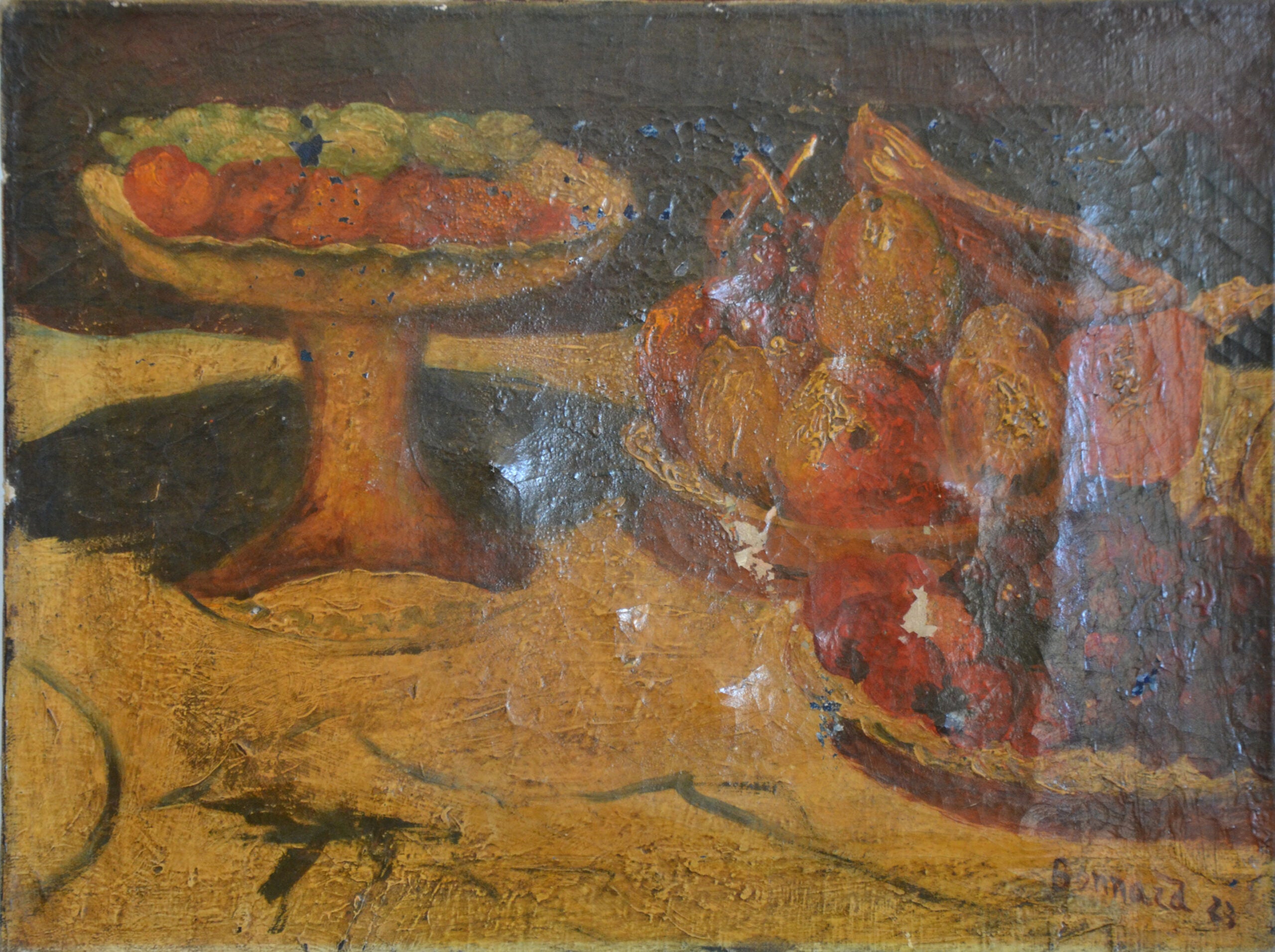 Autore Sconosciuto - Natura morta (copia da Pierre Bonnard)