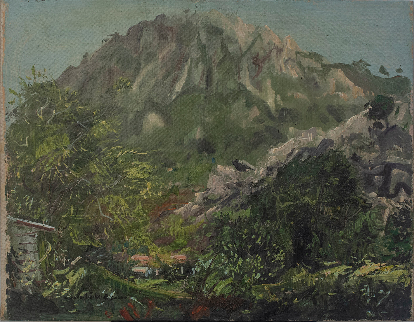 Silvestro Pistolesi - Scorcio di bosco
