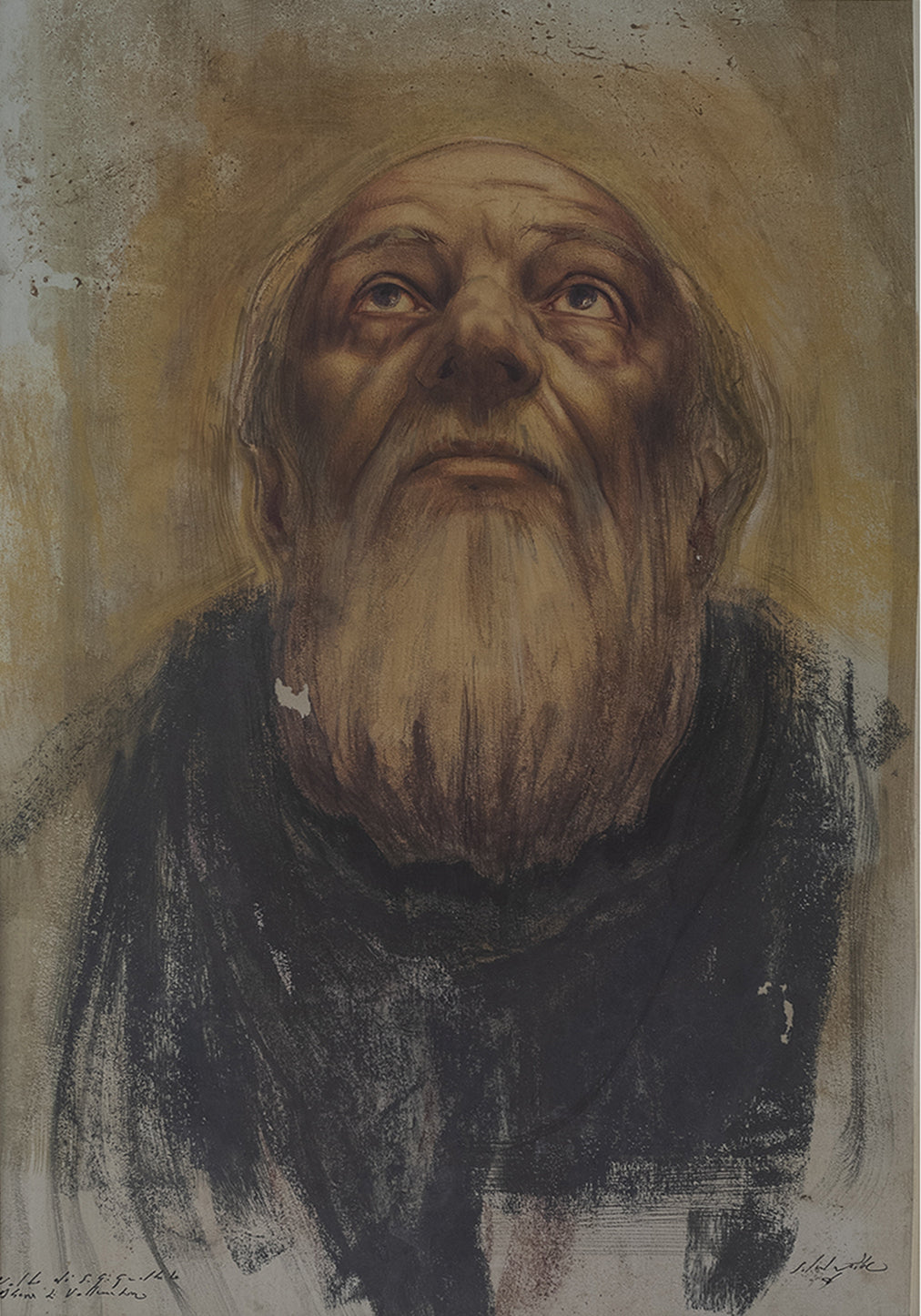Silvestro Pistolesi - Volto di G. Gualberto