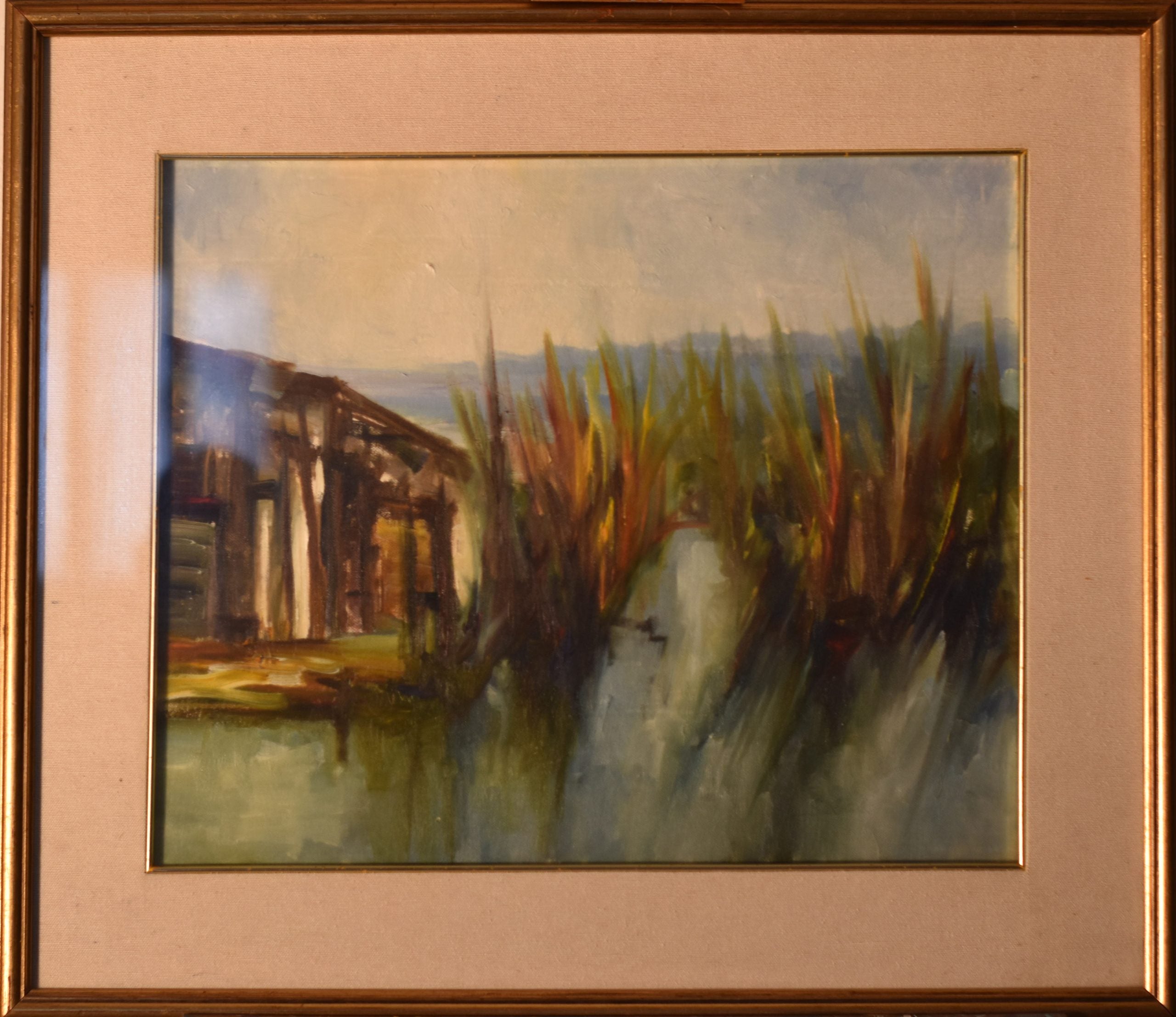 Autore Sconosciuto - Casale sullo stagno