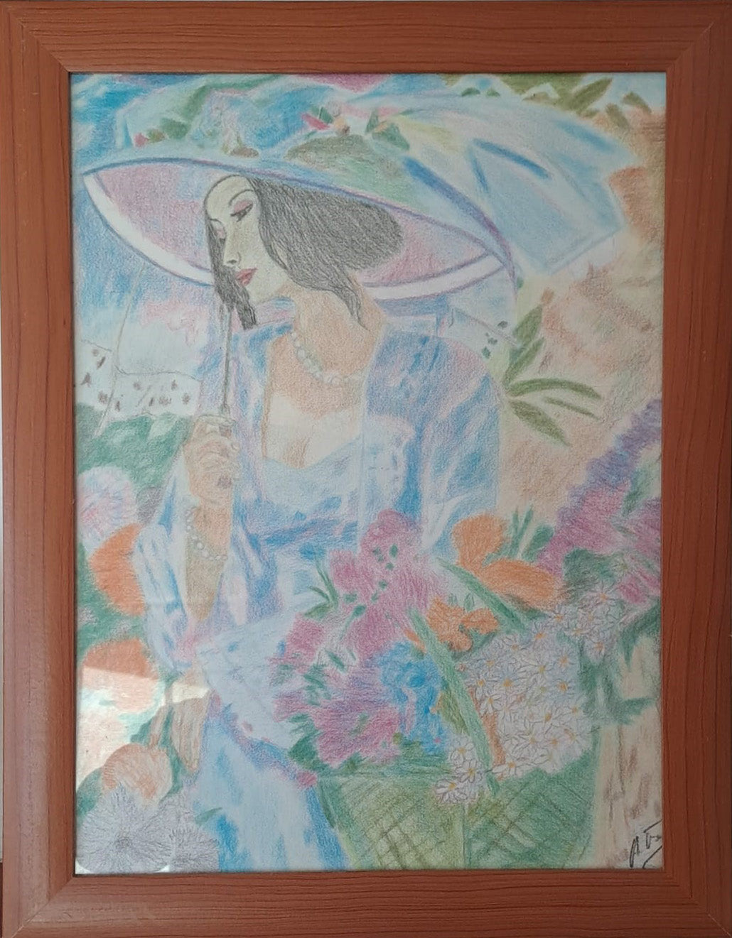 Andres Ferrer - Dama en parque