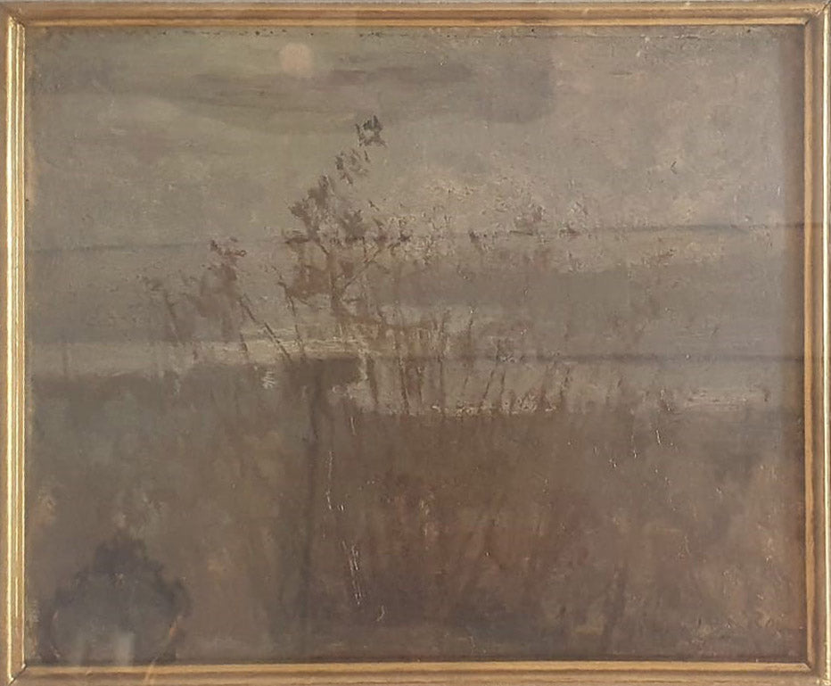 M. Domenico De Bernardi - Effetto di luna sul lago di Varese