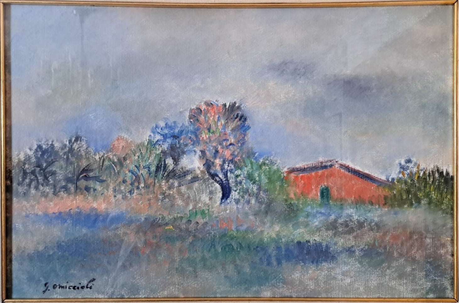 Giovanni Omiccioli - Senza titolo (paesaggio)