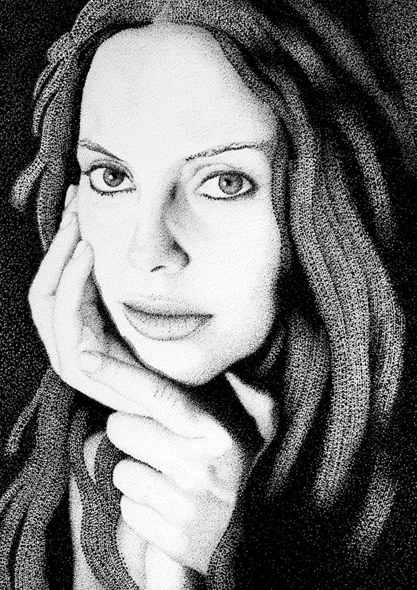 Salvatore Romano - Donna con viso appoggiato tra le sue mani