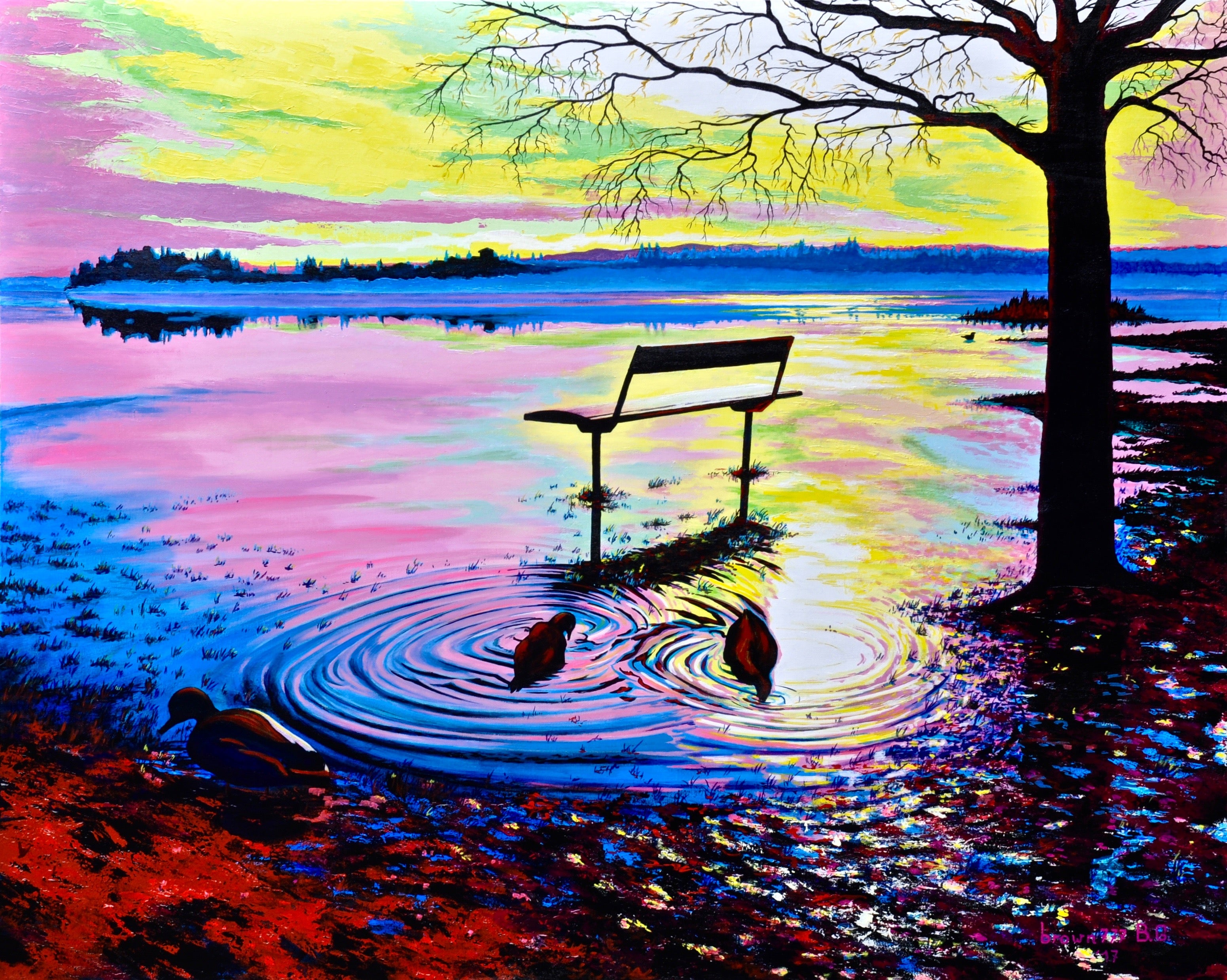 Bruno Roberto Greco - Inundación del lago