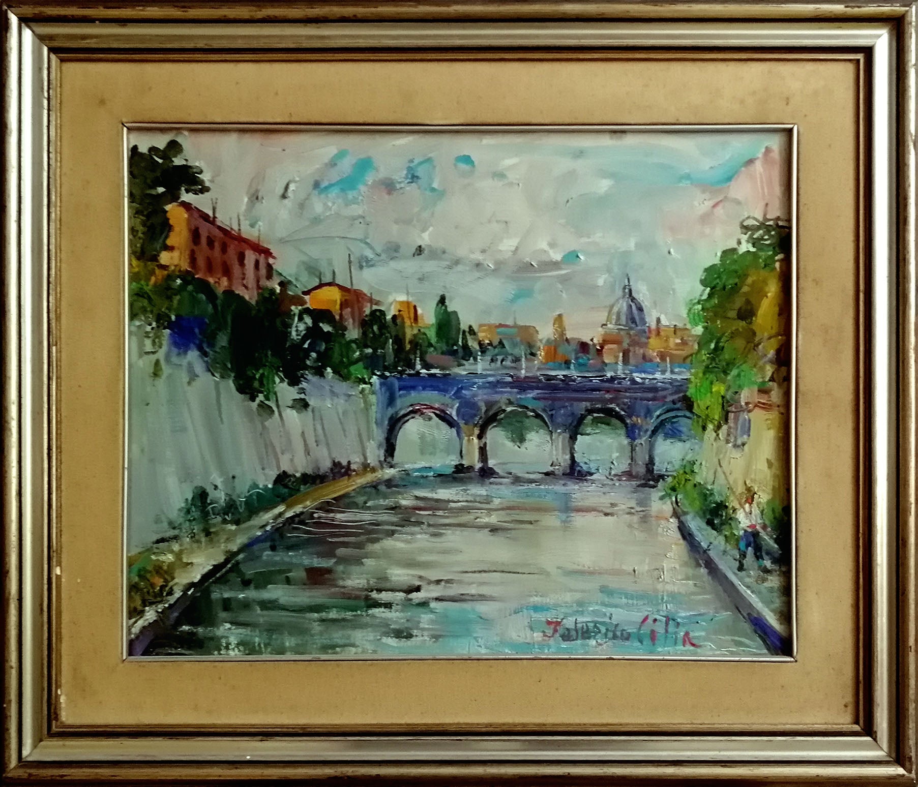 Federico Cilia - Ponte sul Tevere