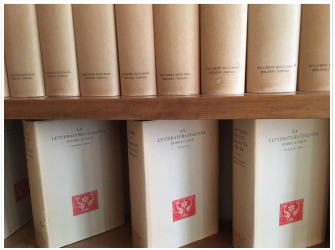 La letteratura italiana - Riccardo Ricciardi editore