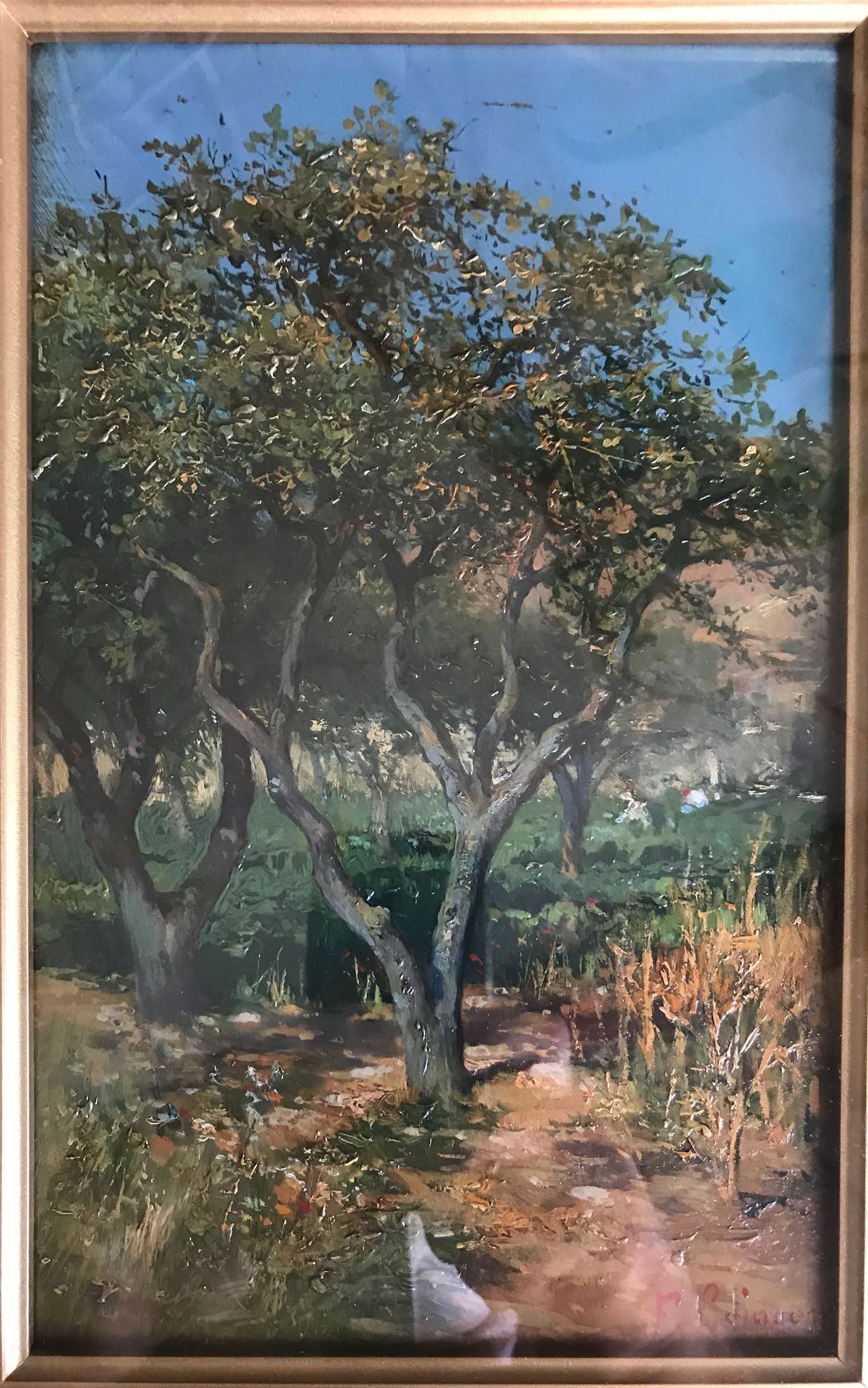 Francesco Lojacono - Paesaggio di campagna