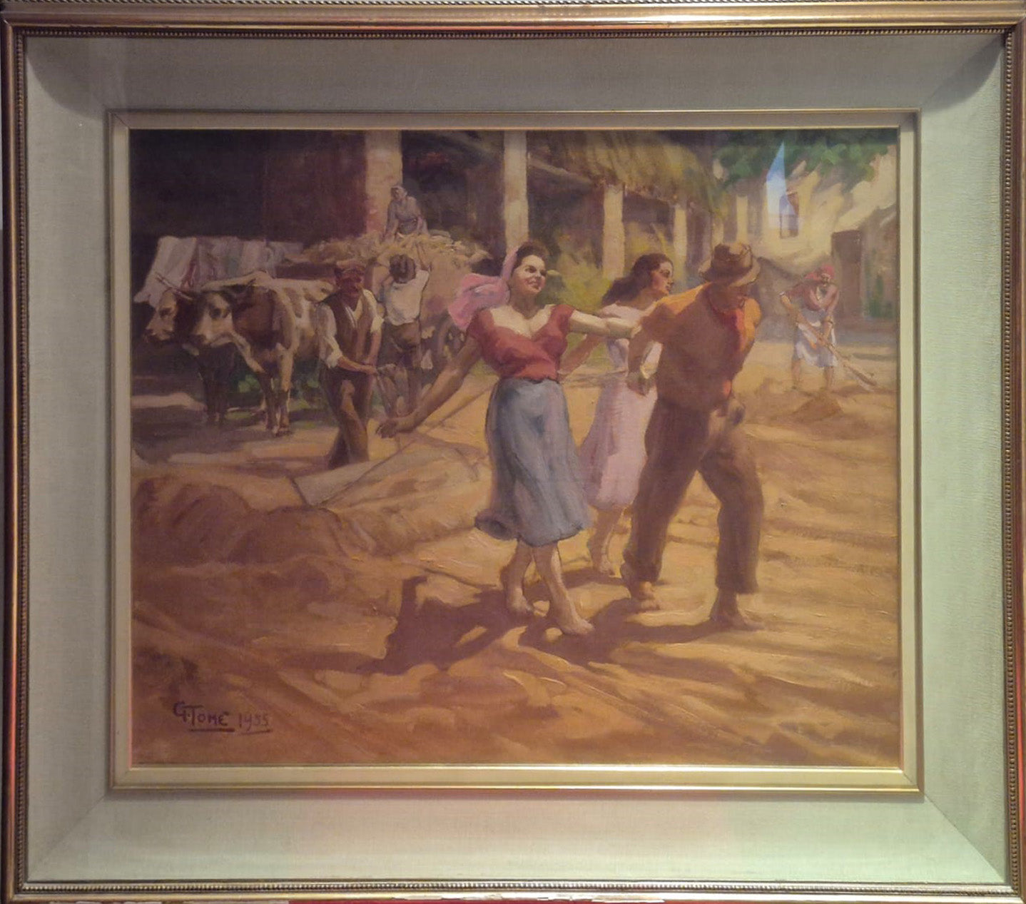 Giuseppe Tomè -  Senza titolo (vita campestre)