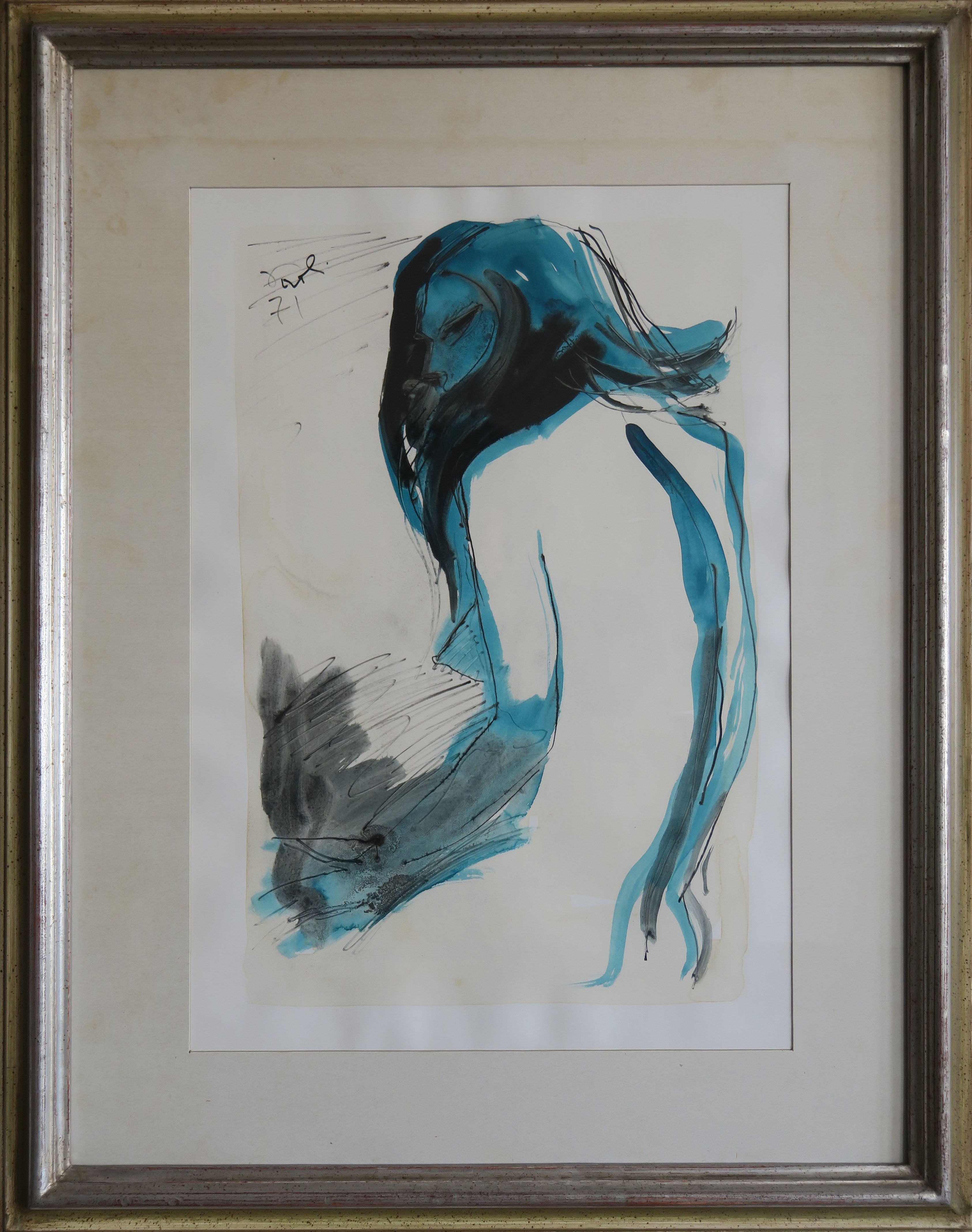 Bruno Paoli - Senza titolo (figura azzurra)