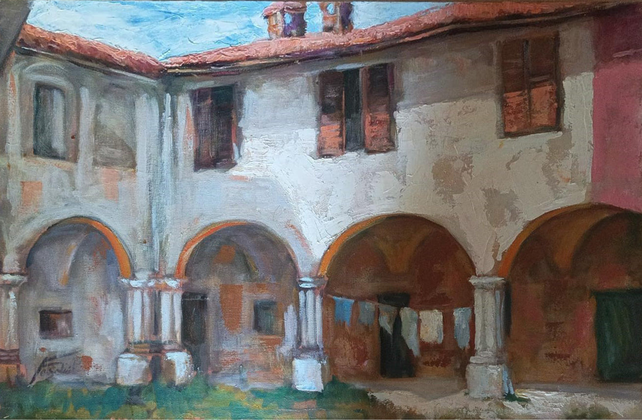 P. Fasolini - Bariano il convento interno
