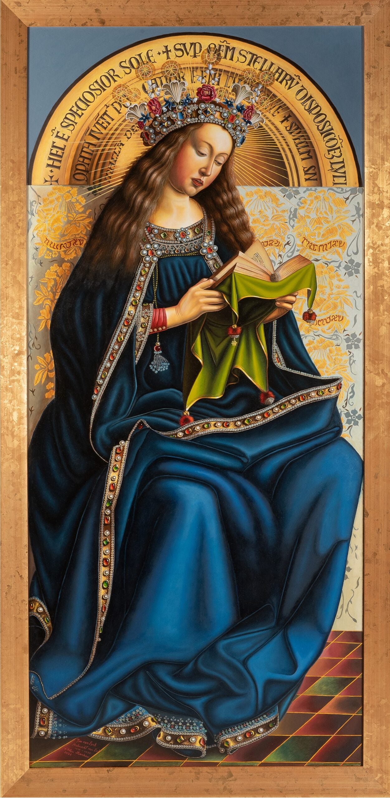 Vittorio Marchesi - Vergine Maria (copia da Jan Van Eyck)