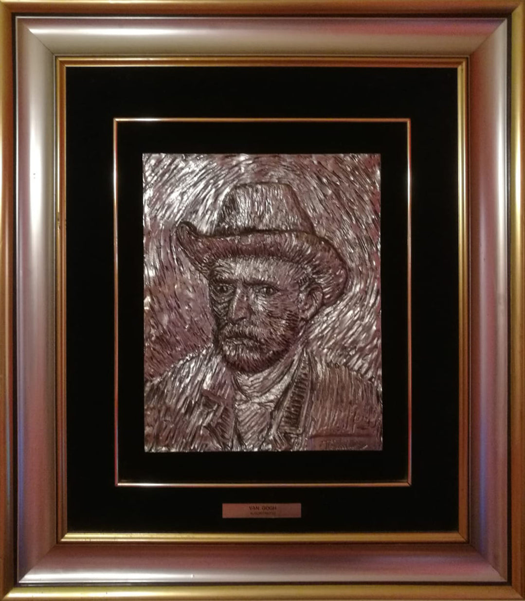 Domenico Chiarolanza - Autorretrato - Homenaje a Van Gogh