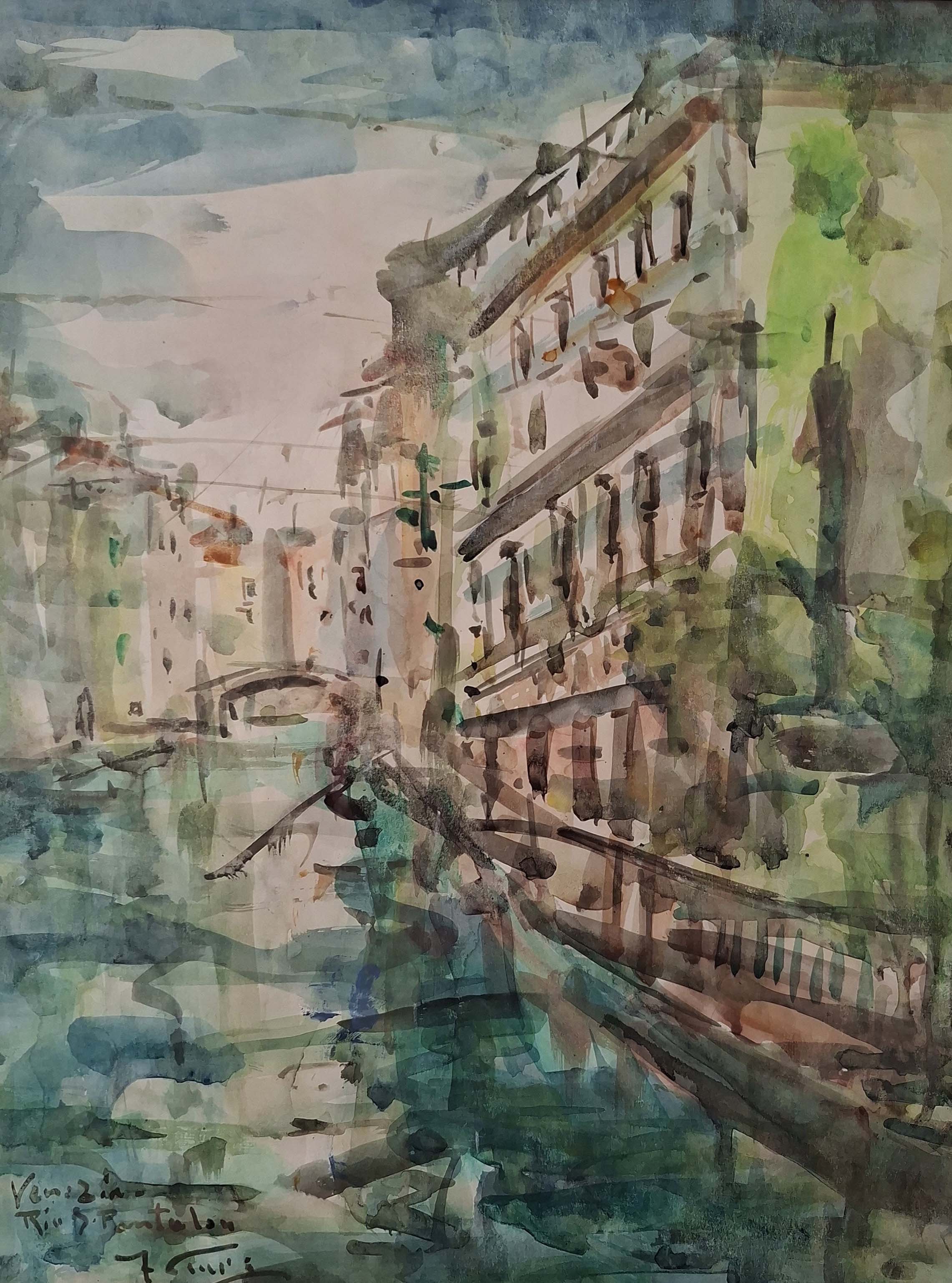 Venezia Rio San Pantalon – Acquerello – Francesco Paolo Puccio
