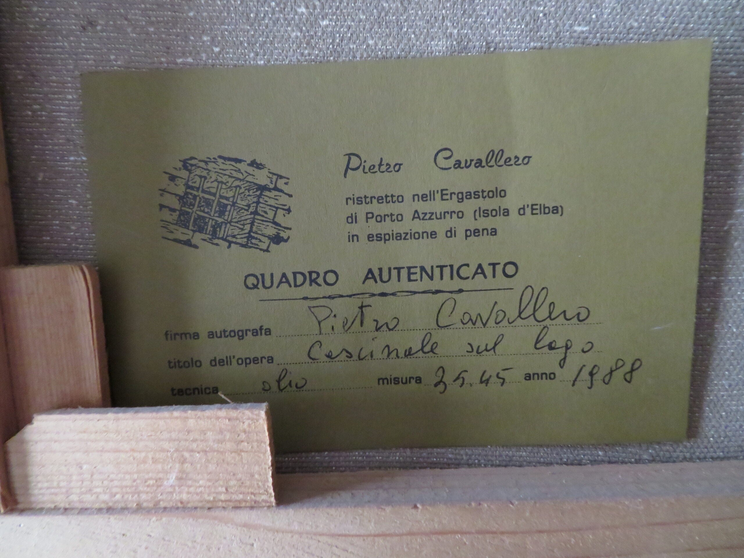Pietro Cavallero - Cascinale sul Lago
