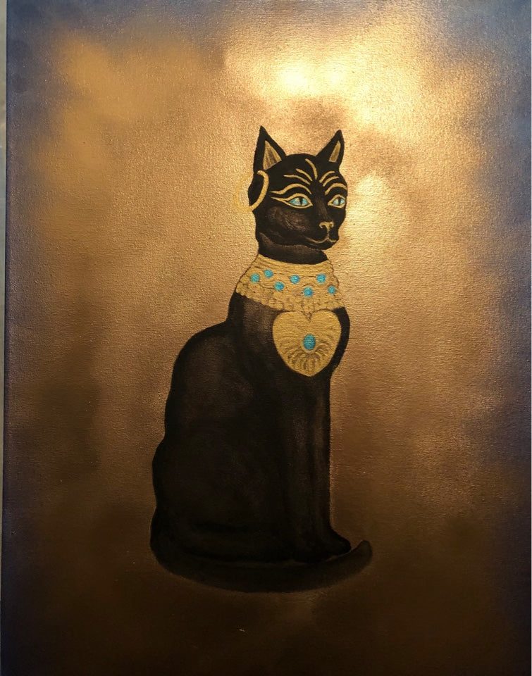 Eralda Pitto - Gatto Egizio - Omaggio alla Dea egizia Baastet