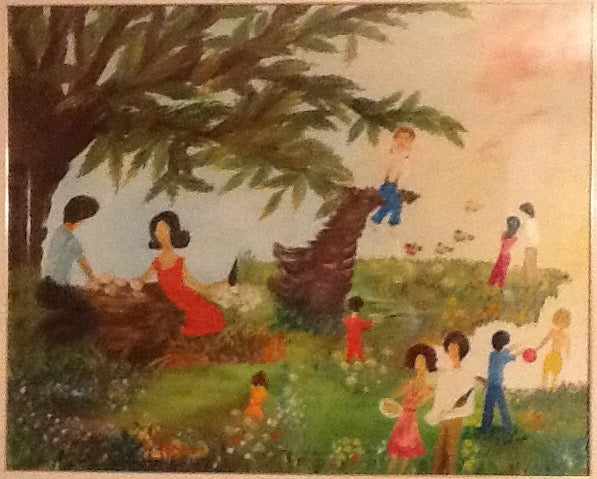 Pina Rapaccioli - Domenica d'estate al parco in provincia di Piacenza