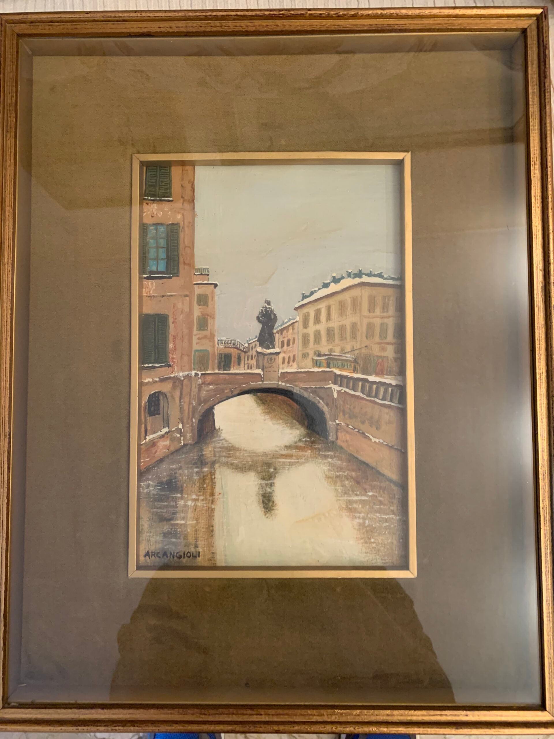 Gigi Arcangioli - Vecchia Milano, Ponte di Porta Romana