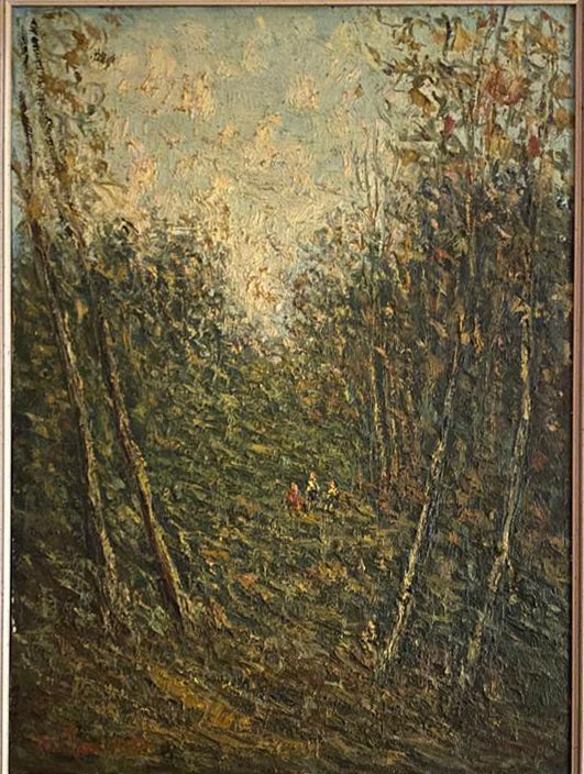 Ampelio Lorenzo Garini - Tree-lined Landscape