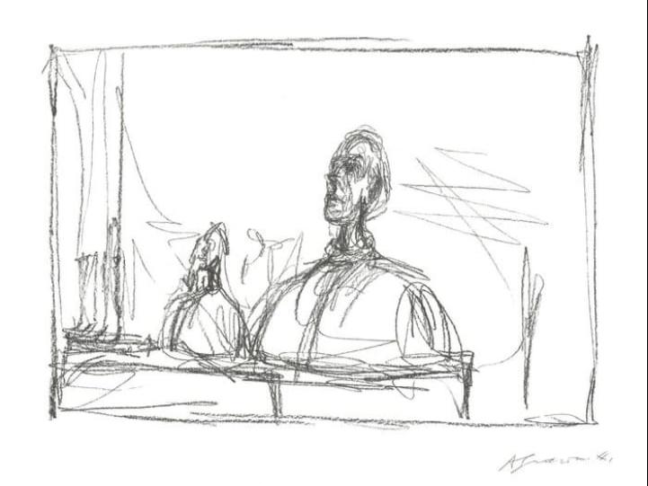 Alberto Giacometti - Senza titolo
